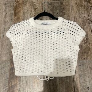 zara knit shirt